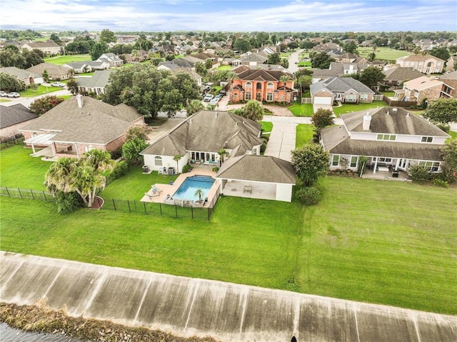 3913 Lake Providence Dr, Harvey, LA 70058 - aerial perspective of suburban area with a pool area