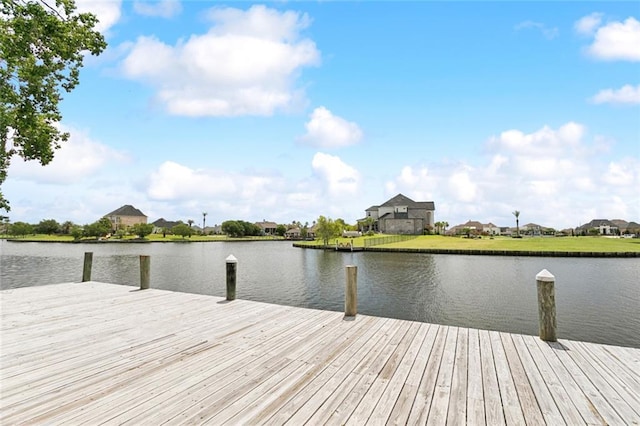 4512 Pontchartrain Dr Unit 2, Slidell, LA 70458 - dock with a water view and a residential view