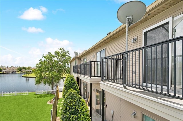 4512 Pontchartrain Dr Unit 2, Slidell, LA 70458 - view of side of property featuring a water view and a balcony