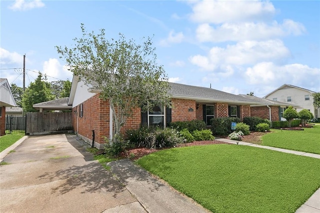 1109 Andrews Ave, Metairie, LA 70005 - view of front of home featuring brick siding and concrete driveway