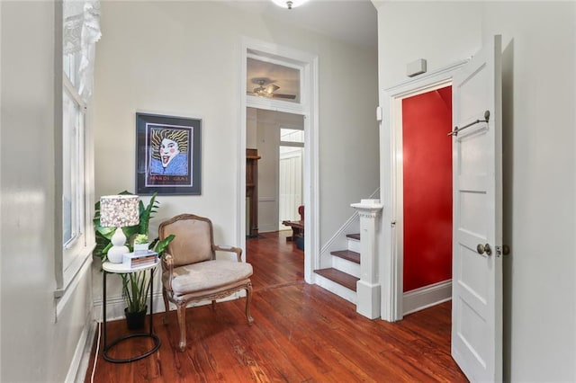 1203 Constantinople St Unit 1, New Orleans, LA 70115 - sitting room featuring wood finished floors and baseboards