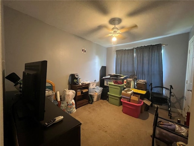 3204 Claire Ave, Gretna, LA 70053 - bedroom featuring carpet floors and ceiling fan