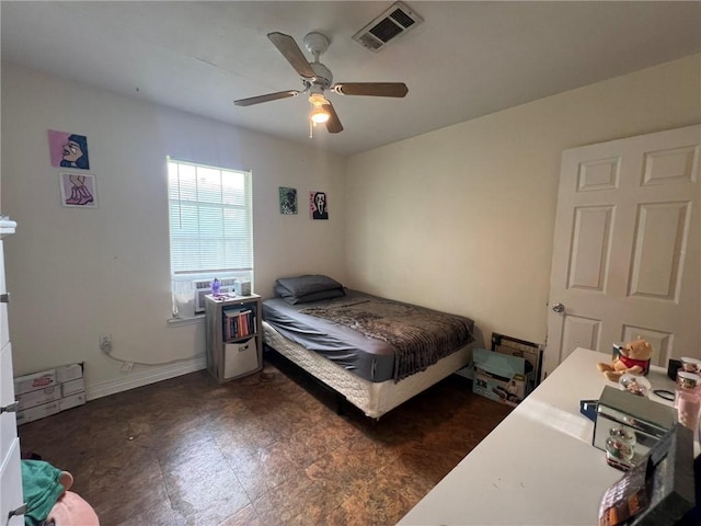 3204 Claire Ave, Gretna, LA 70053 - bedroom featuring a ceiling fan and baseboards