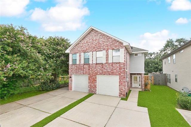 4339 Anthony St, Metairie, LA 70001 - traditional-style home featuring driveway, brick siding, and an attached garage