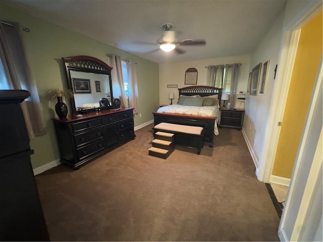 1620 Kent Ave, Metairie, LA 70001 - bedroom with carpet and ceiling fan