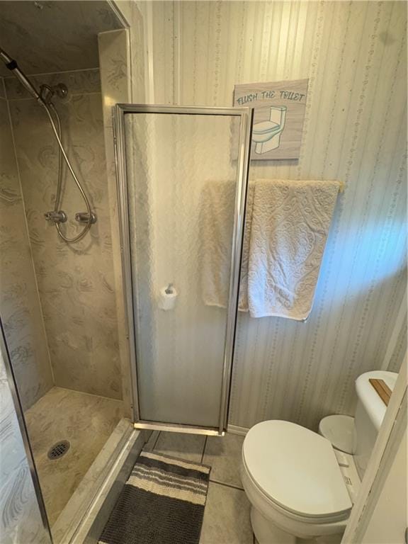 1620 Kent Ave, Metairie, LA 70001 - bathroom with a shower stall and tile patterned flooring
