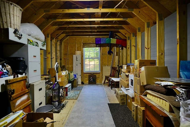 view of storage room