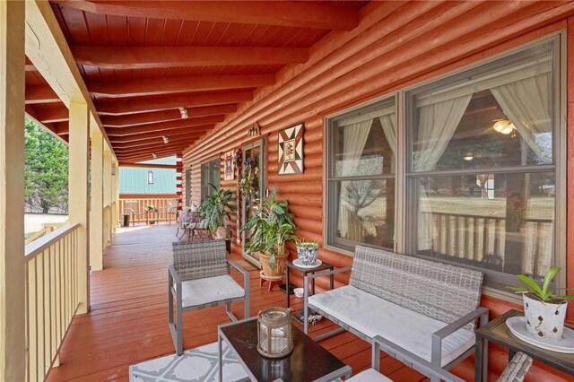 728 Tall Oak Trl, Seneca, SC 29678 - view of wooden deck