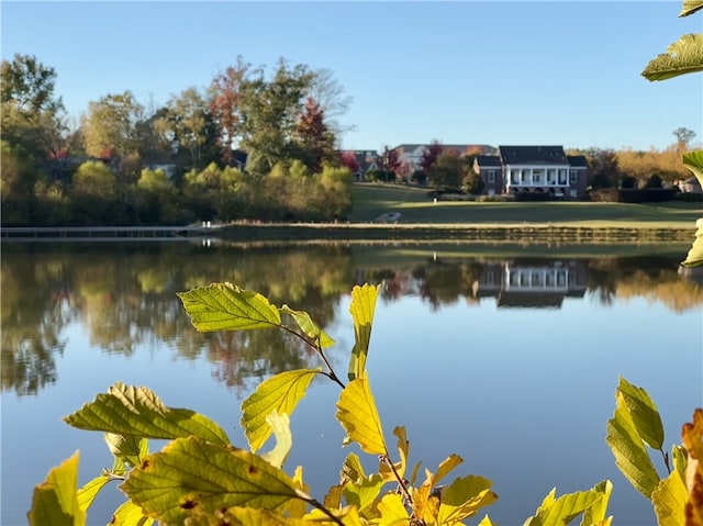 property view of water