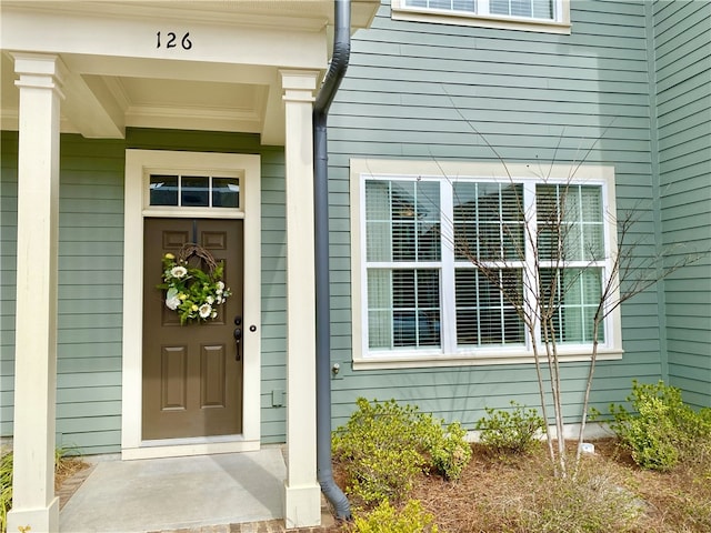 view of entrance to property