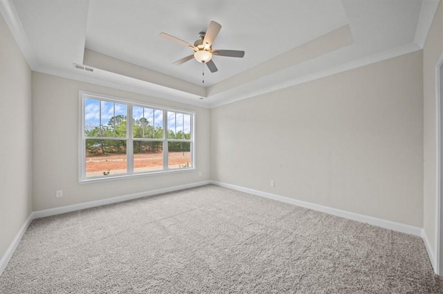 170 Preston Ridge Dr, Seneca, SC 29672 - spare room featuring baseboards, carpet floors, and a raised ceiling