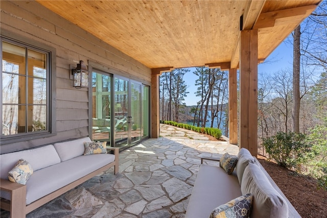 view of patio / terrace with outdoor lounge area