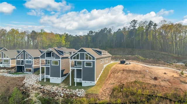 1230 Melton Rd Unit 211, West Union, SC 29696 - back of house featuring a wooded view