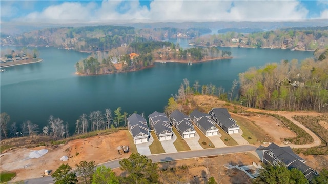 1230 Melton Rd Unit 211, West Union, SC 29696 - drone / aerial view with a water view and a forest view