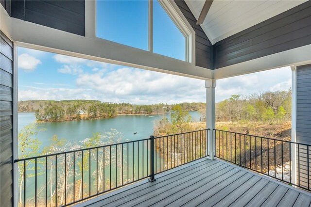 1230 Melton Rd Unit 211, West Union, SC 29696 - deck with a water view