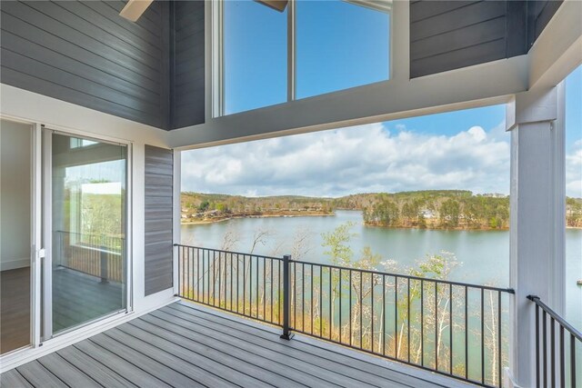 1230 Melton Rd Unit 211, West Union, SC 29696 - wooden deck featuring a water view