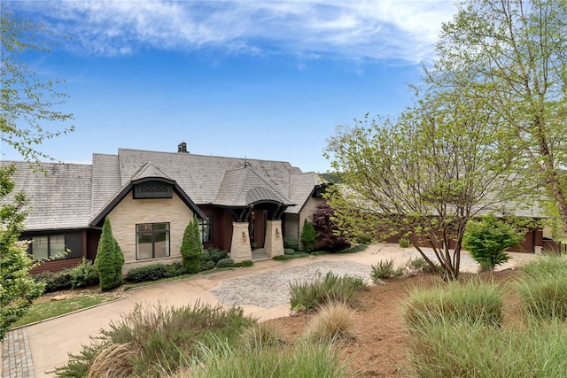 view of french country style house