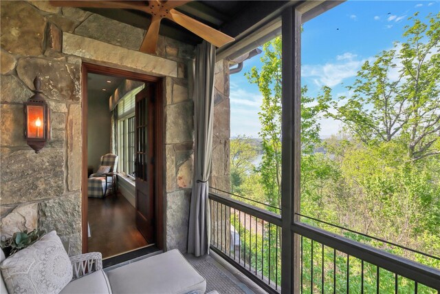 sunroom featuring a wealth of natural light