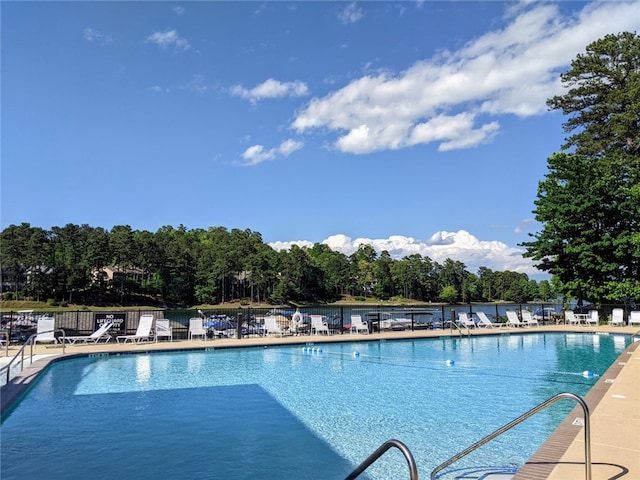 view of pool