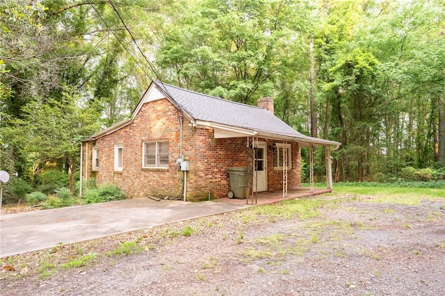 view of property exterior