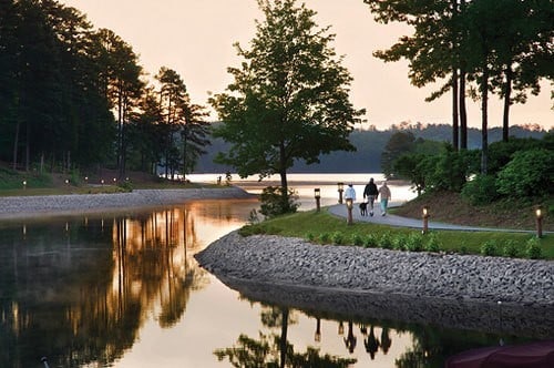 view of home's community featuring a water view