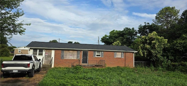 view of ranch-style house