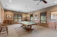 1230 Melton Rd Unit 99, West Union, SC 29696 - recreation room with a wealth of natural light, ceiling fan, pool table, and recessed lighting
