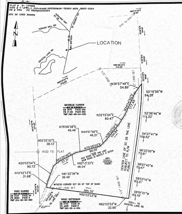 00 Highlands Hwy, Mountain Rest SC, 29664 land for sale