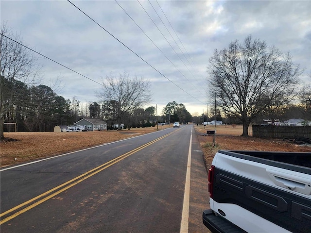 view of road