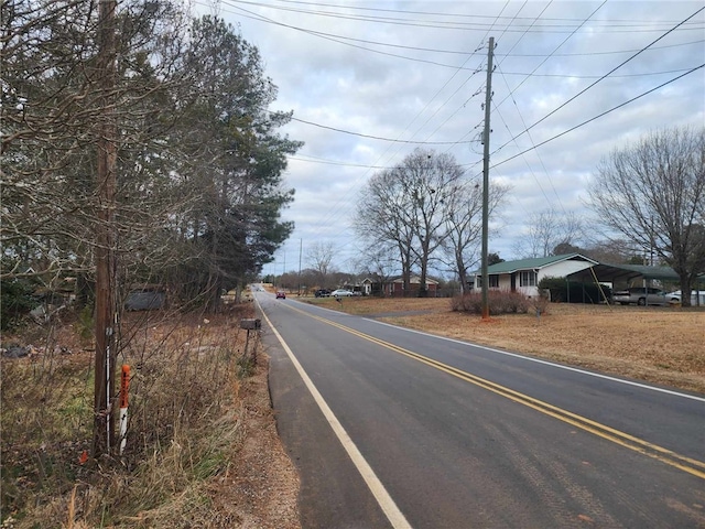 view of road