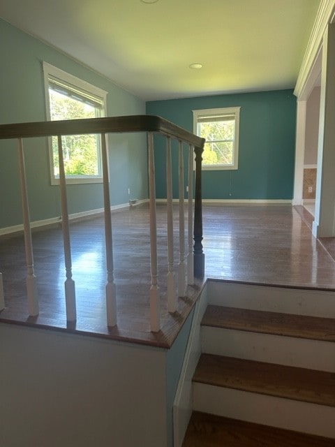 staircase featuring a wealth of natural light