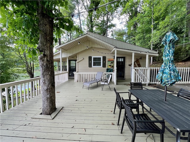 view of deck