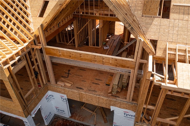 view of attic