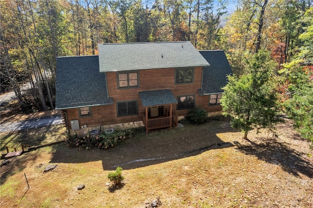 view of rear view of house