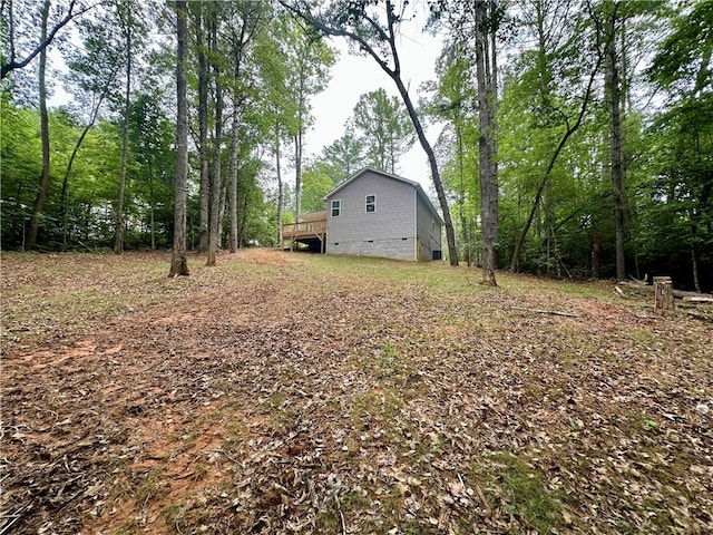 view of yard