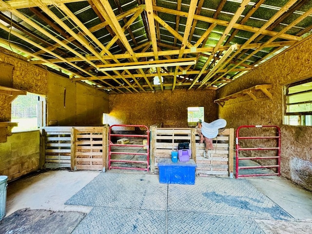 view of stable