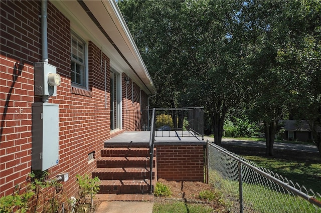 606 N Catherine St, Walhalla, SC 29691 - view of side of home with brick siding