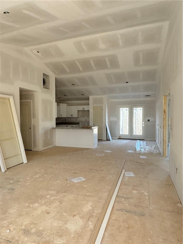 view of unfurnished living room