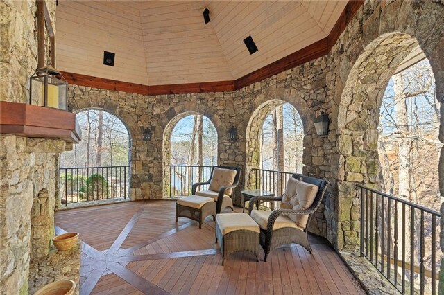 604 Top Ridge Dr, Sunset, SC 29685 - view of sunroom