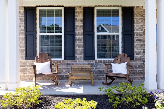 exterior space featuring a porch