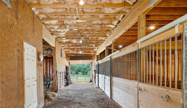 view of stable