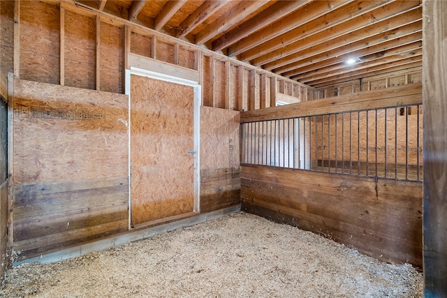 view of horse barn