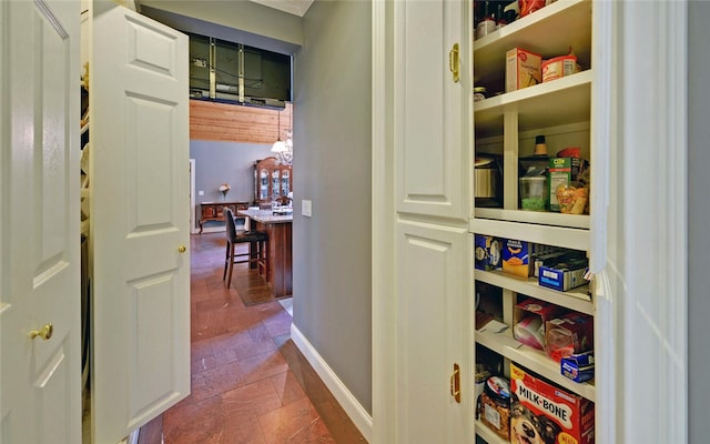 view of pantry