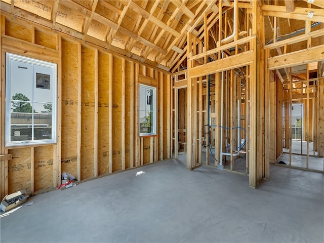 miscellaneous room with concrete floors