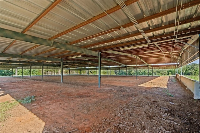 view of horse barn