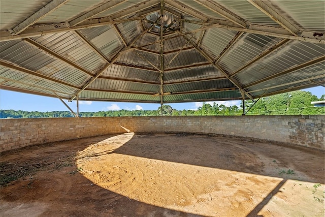 view of stable