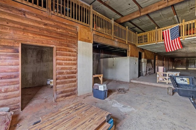 186 Woodville Rd, Pelzer, SC 29669 - miscellaneous room featuring unfinished concrete flooring