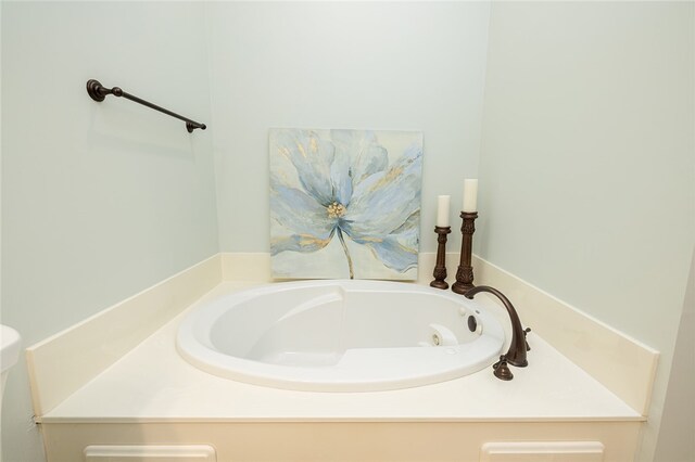 bathroom with a bathing tub