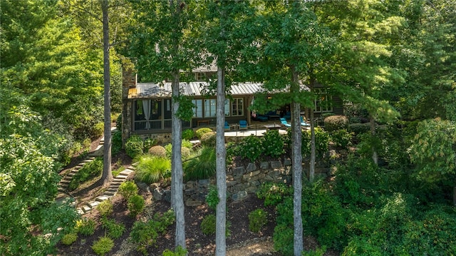 exterior space with a patio area