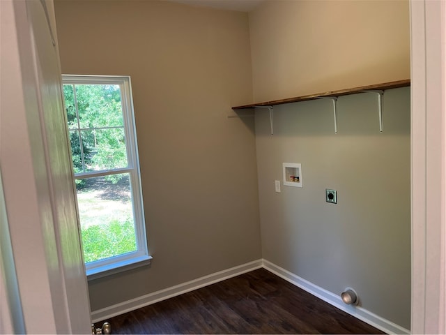 washroom with crown molding, wood ceiling, washer hookup, and electric dryer hookup